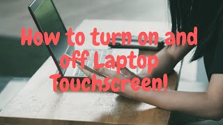 How to Disable and Enable Touch Screen in Window 10  Easy and Simple  smartabout [upl. by Peirce803]