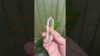 DOUBLE TERMINATOR QUARTZ CRYSTAL STONE [upl. by Georg]