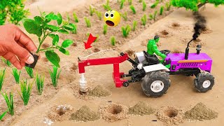 diy diorama making mini grass chopping machine  top 10 diy science project 🚜✨pocofarmcreators [upl. by Nadaha]