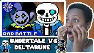 VideoGameRapBattles Sans vs Jevil  REACTION [upl. by Nujra484]