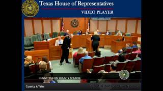 Somervell County attempt to amend the Texas Constitution Treasurer [upl. by Adnoyek]