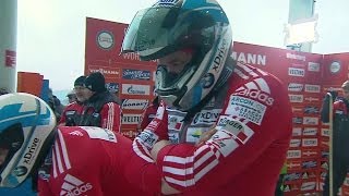 FIBT  2Man Bobsleigh World Cup 20132014  Winterberg Heat 1 [upl. by Hillari293]