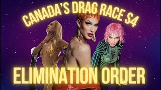 Canadas Drag Race Season 4 Elimination Order Drag Crave [upl. by Hoppe]