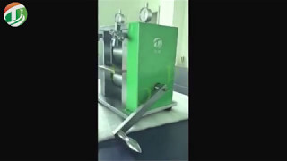 Manual Heat Press Machine for Roll Electrode Calender [upl. by Eustasius]