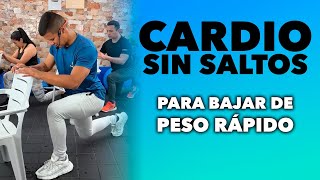 CARDIO SIN SALTOS PARA BAJAR DE PESO RÁPIDO [upl. by Floss]