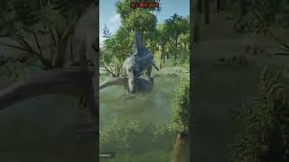 Indoraptor vs Spinosaurus Jurassic World Evolution 2 [upl. by Erme]