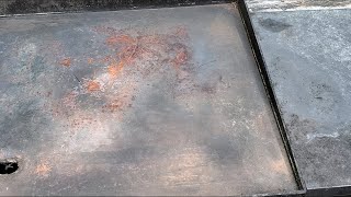 Easy steps to Cleaning a Griddle 🔥 🥓 🍔 🌭 [upl. by Dallon]