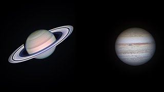 Capturing Jupiter and Saturn from my backyard start to finish [upl. by Nalniuq752]