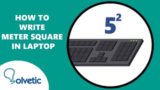 How to Write Meter Square in Laptop [upl. by Irroc193]