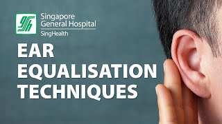 Ear Equalization Techniques  Valsalva Maneuver  SingHealth Healthy Living Videos [upl. by Alikahs445]