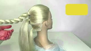 Lang Haar Opsteken Stap Voor Stap  Haar Kapsels Tutorials [upl. by Lindner636]