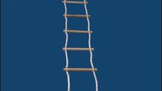 Marlin Spike Hitch Ladder the Coiled Step Ladder and the LeftRight Directional Figure 8 Loop [upl. by Ydde]