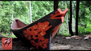 NW Coast Indian Canoe Legacy  TIME LAPSE [upl. by Kcaz788]