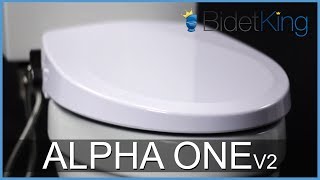 Alpha ONE V2 Bidet Toilet Seat Video Review  BidetKingcom [upl. by Tiebout]