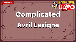 Complicated – Avril Lavigne Karaoke no guide [upl. by Adnwahsat]