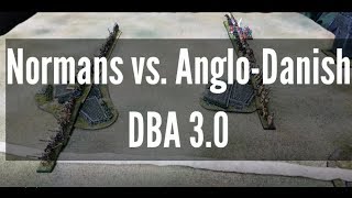 Normans vs AngloDanish DBA 30 [upl. by Ayram525]