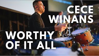 CeCe Winans  Worthy Of It All  Drum Cover Live [upl. by Man]