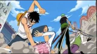 Luffy and Zoro VS Coby and Helmeppo [upl. by Anneiv]