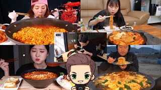 Ramen Noodle Mukbang  Compilation [upl. by Salba]