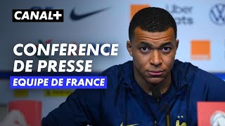 Conférence de presse de Kylian Mbappé et Didier Deschamps avant France  Luxembourg [upl. by Faustine]