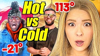 Americans React To SIDEMEN EXTREME HOT VS COLD CAMPING [upl. by Verger]