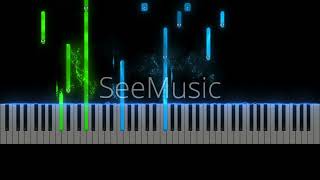 Beethoven  quotMoonlight Sonata 2nd Movementquot Synthesia Piano Tutorial [upl. by Isbella]