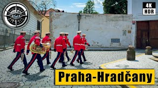 Prague Walking Tour  Exploring Hradčany and Nový Svět 🇨🇿 Czech Republic 4k HDR [upl. by Natan]