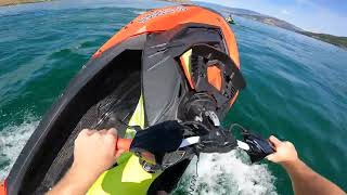 SEA DOO SPARK TRIXX POWER SLIDES LAKE KAL BC [upl. by Rehpotsyrk]