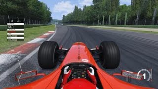 Assetto Corsa PS4 Ferrari F2004  Imola 116938 DEFAULT SETUP DS4 Controller [upl. by Inait]