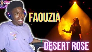 Faouzia Reaction Desert Rose The Singer 2024  INCREDIBLE 🌹 [upl. by Goldy]