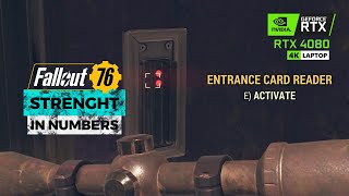 Fallout 76  Strenght In Numbers Quest Entrance Card Reader [upl. by Leanora]