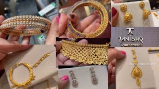 Gold And Dimond Tanishq Jewellery Collection With Price Light weight Gold Jewellery Collection [upl. by Brill908]