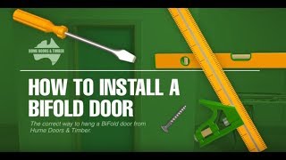 How to install a bifold door [upl. by Iadahs]