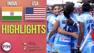 India v USA  2018 Womens World Cup  HIGHLIGHTS [upl. by Jermyn]