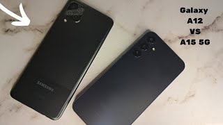 Galaxy A12 vs galaxy A15 5G [upl. by Pengelly]