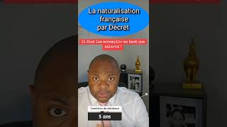 Naturalisation française par Décret [upl. by Intyre]