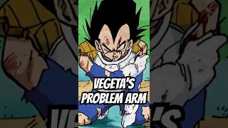 Why Vegeta ALWAYS Holds his Left Arm dragonball dbz goku [upl. by Sinnylg609]