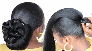 This Easy Elegant Bridal Hairstyle Took Me less than 10 minutes  Must Watch [upl. by Ganny]