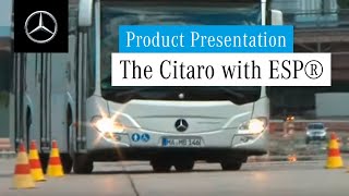 Product Presentation The Citaro with ESP®  MercedesBenz Buses [upl. by Areikahs]