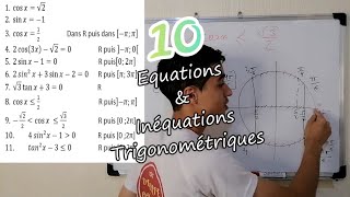 Comment résoudre des Équations amp Inéquations Trigonométriques [upl. by Noillimaxam]