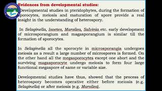 Heterospory and Seed Habit in Pteridophytes [upl. by Powers]