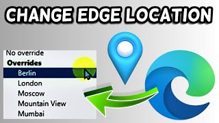 How to change location in Microsoft Edge browser  Change Edge location [upl. by Lleret]