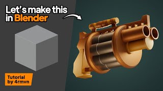 quot Making a 3D Stylized Launcher in Blender quot [upl. by Ainos]