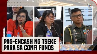 OVP official Gina Acosta inaming nagencash siya ng tseke para sa P125M confidential funds [upl. by Gisser13]