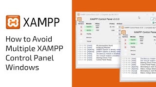 How to Avoid Multiple XAMPP Windows on Windows [upl. by Anomor]