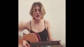 Frances Bean Cobain Sings To Kurt Cobain [upl. by Benny]