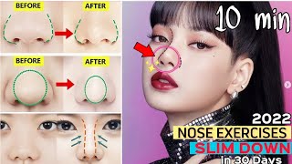 Top Exercises for Girls  Get Slim Down Your Nose in 21 Day  Home Fitness Challenge 2022 [upl. by Anasor222]