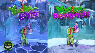 YookaReplaylee Vs YookaLaylee Gameplay Comparison [upl. by Eadahc929]