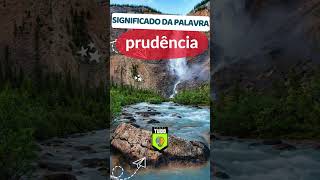 Significado da palavra prudência linguaportuguesa gramatica substantivo pronomes português [upl. by Akemot]