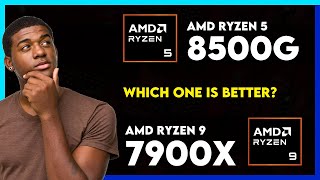 AMD Ryzen 5 8500G vs AMD Ryzen 9 7900X Comparison [upl. by Curnin]